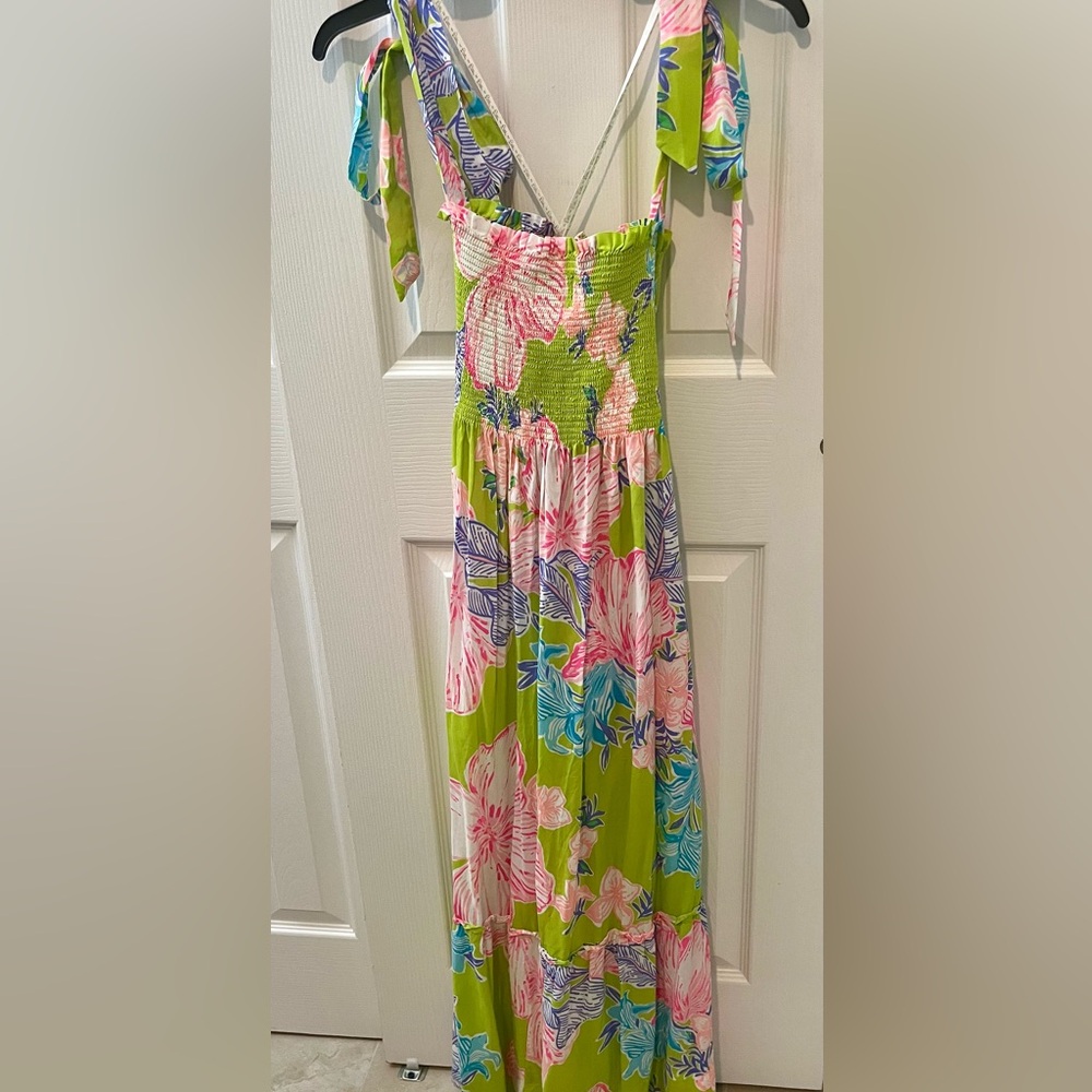 EUC - Lilly Pulitzer Rivera Midi Dress - Color: Matcha Green Boho Babe - Picture 1 of 5